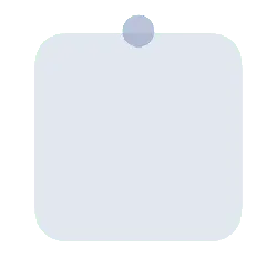 White Circular Button - icon - Transparent Layer PNG
