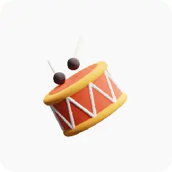 Drum - children - High Resolution PNG
