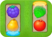 Grape、Pear、Leaf、Apple - game element - PNG