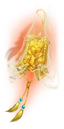 Gold Lion Pendant - lion - Transparent Background PNG