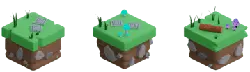 Grass Platform - cube - Free PNG