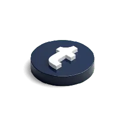 Blue Circular Logo - social media - Lossless PNG