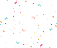 Colored Confetti - happiness - Lossless PNG