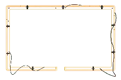Neon Light Frame - Transparent Background PNG