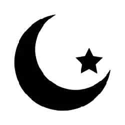 Crescent and Star - night sky - No Background PNG