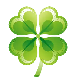 Four Leaf Clover - leaf - symbol - Transparent Layer PNG