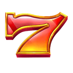 Number Seven - gold - PNG