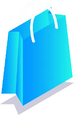 Shopping Bag - plastic - handbag - PNG Images