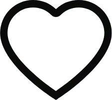 Heart Shape Pattern - black - Transparent Layer PNG