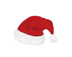 Santa Claus Hat - red - decoration - PNG Images
