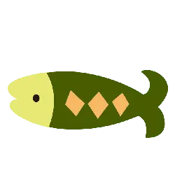 Diamond Fish - geometric shapes - No Watermark PNG