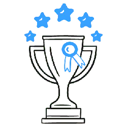 Trophy - Highly Rated PNG