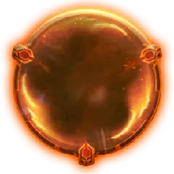 Fire Sphere - future - Transparent Background PNG