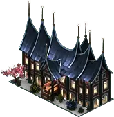 Ancient Architecture Ensemble - night - High Resolution PNG