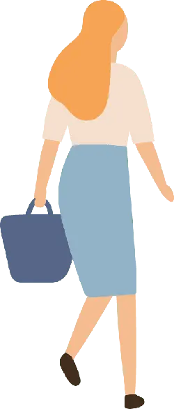 Woman with Bag - person - High Resolution PNG