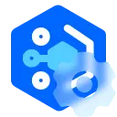 Blue Gear Logo - logo - No Watermark PNG