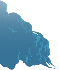Smoke - blue - High Resolution PNG