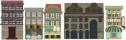 Five Buildings - illustration - No Watermark PNG