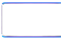 Blue Glowing Rectangle Frame - Free for Commercial Use PNG