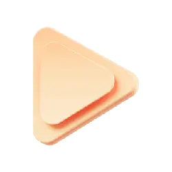 Play Button - play - orange - No Background PNG