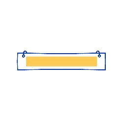 Yellow Rectangle Signboard - hanging - PNG Images