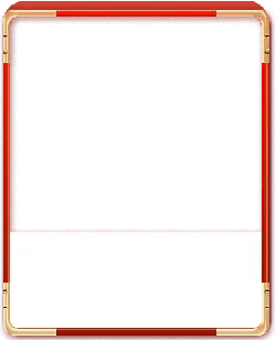Red Border - line - No Watermark PNG