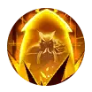 Owl in Flames - magic - PNG