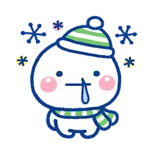 Snowman - cute - expression - Free Download PNG