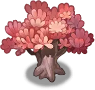Pink Flower Tree - cartoon - Free PNG