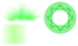 Green Halo Pattern - symbol - No Watermark PNG