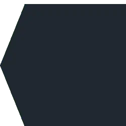 Dark Gray Hexagon - modern - Transparent Background PNG