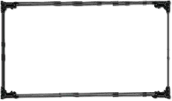 Black Frame Decorative Picture - frame - Transparent Layer PNG