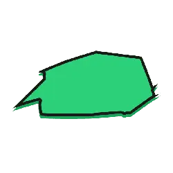 Green Geometric Shape - art - Free Download PNG