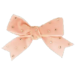 Pink Bow Hair Accessory - shiny - Lossless PNG
