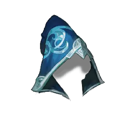 Blue Cloak - night - No Background PNG