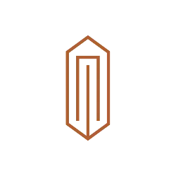 Hexagon Logo - orange - No Background PNG