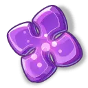 Purple Flower - shiny - High Resolution PNG