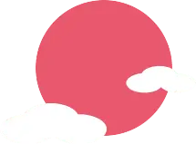 Pink Moon and Clouds - nature - High Resolution PNG