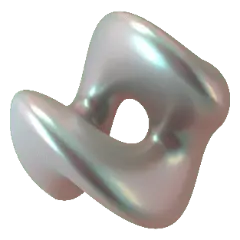 Abstract Sculpture - modern art - smooth - Transparent Background PNG