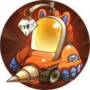 Mech Chicken - robot - Transparent Background PNG