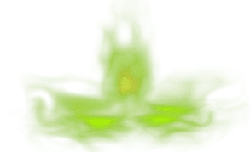 Green Flame - smoke - High Resolution PNG