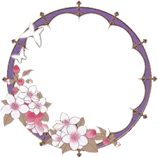 Floral Wreath Decoration - round - PNG Images