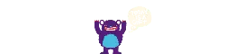 Purple Monster - gift - Free Download PNG