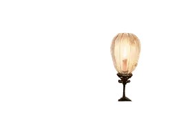 Lamp - retro - cozy - No Background PNG
