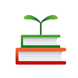 Books and Seedling - growth - High Resolution PNG