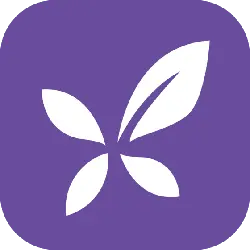 Purple Four Leaf Clover - logo - PNG Images