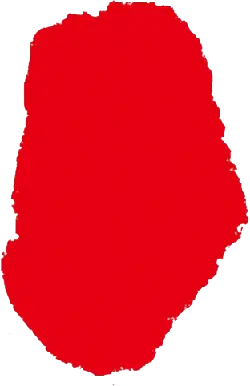 Red Irregular Shape - High Quality PNG