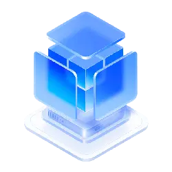 Blue Cube Icon - design - High Resolution PNG