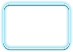 Blue Glowing Rectangular Frame - neon light - Lossless PNG