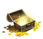 Treasure Chest and Coins - Designer's Pick PNG